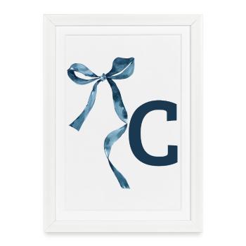 Monogram c gift idea - Framed poster (27 × 37 cm) - white - Front