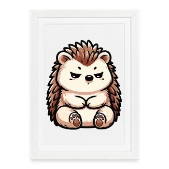 Hedgehog Hedgehog Lover Hedgehog Owner Hedgehog Keeper Stinger - Framed poster (27 × 37 cm) - white - Front