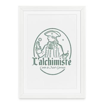 L’alchimiste - Affiche encadrée (27 × 37 cm) - blanc - Devant