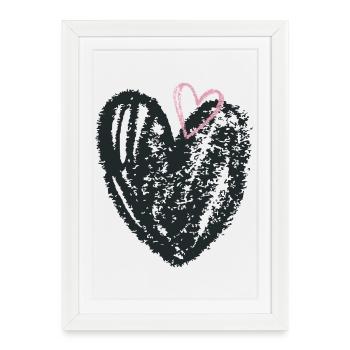 Dual Core - Framed poster (27 × 37 cm) - white - Front