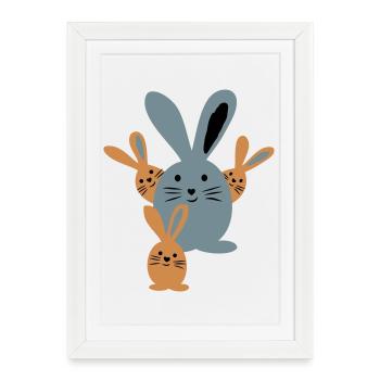 Easter - Framed poster (27 × 37 cm) - white - Front