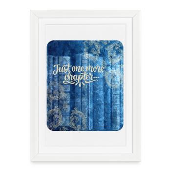 Il ne reste qu’un chapitre - Affiche encadrée (27 × 37 cm) - blanc - Devant