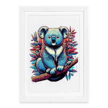 Koala - Affiche encadrée (27 × 37 cm) - blanc - Devant