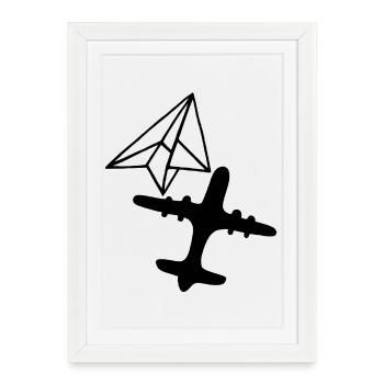 Dream of Greatness (Black) - Framed poster (27 × 37 cm) - white - Front