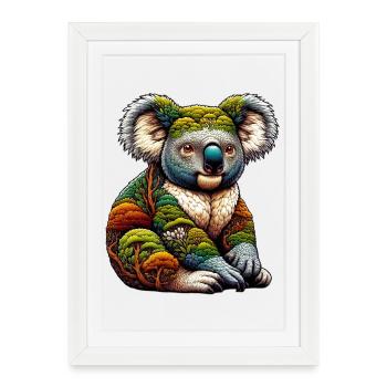Koala - Affiche encadrée (27 × 37 cm) - blanc - Devant