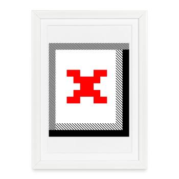 Missing Image – File Not Found - Framed poster (27 × 37 cm) - white - Front