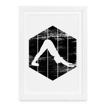Yogini - Affiche encadrée (27 × 37 cm) - blanc - Devant