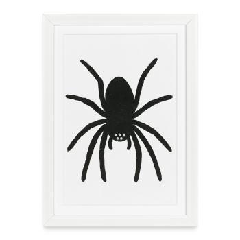 Spider Painting - Framed poster (27 × 37 cm) - white - Front