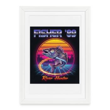 River Hunter - Framed poster (27 × 37 cm) - white - Front