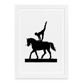 j’aime Volti - Affiche encadrée (27 × 37 cm) - blanc - Devant