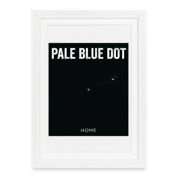 Universe Blue Dot Home - Framed poster (27 × 37 cm) - white - Front