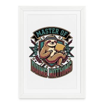 Master Fultier - Framed poster (27 × 37 cm) - white - Front