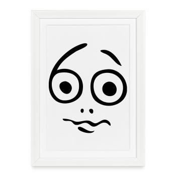 Aide, il ya 60 ans! - Affiche encadrée (27 × 37 cm) - blanc - Devant