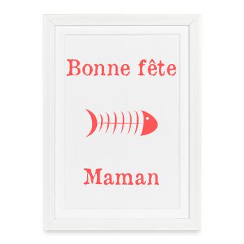 GRANNY. MOTHER'S DAY. HAPPY GRANNY'S DAY. I LOVE YOU - Framed poster (27 × 37 cm) - white - Front