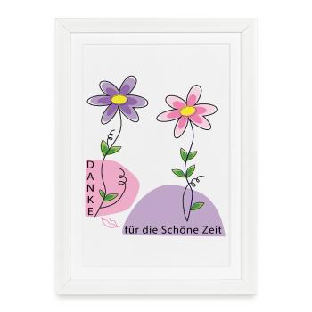 Merci pour ce bon moment - Affiche encadrée (27 × 37 cm) - blanc - Devant