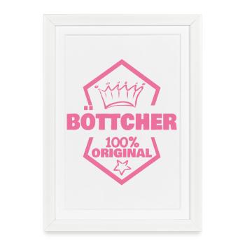 Work Boettcher - Framed poster (27 × 37 cm) - white - Front