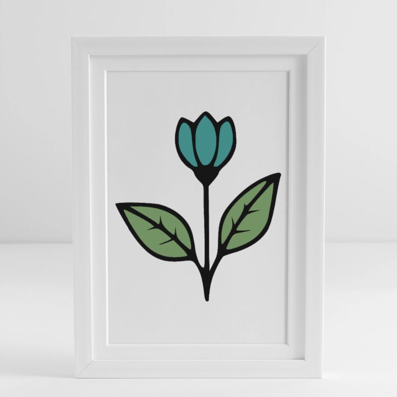 Muttertags Geschenk Mutter Muttertag Geschenkidee  Gerahmtes Poster (27 × 37 cm)