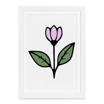 Cadeau pour la fête des mères Cadeau pour maman - Affiche encadrée (27 × 37 cm) - blanc - Devant