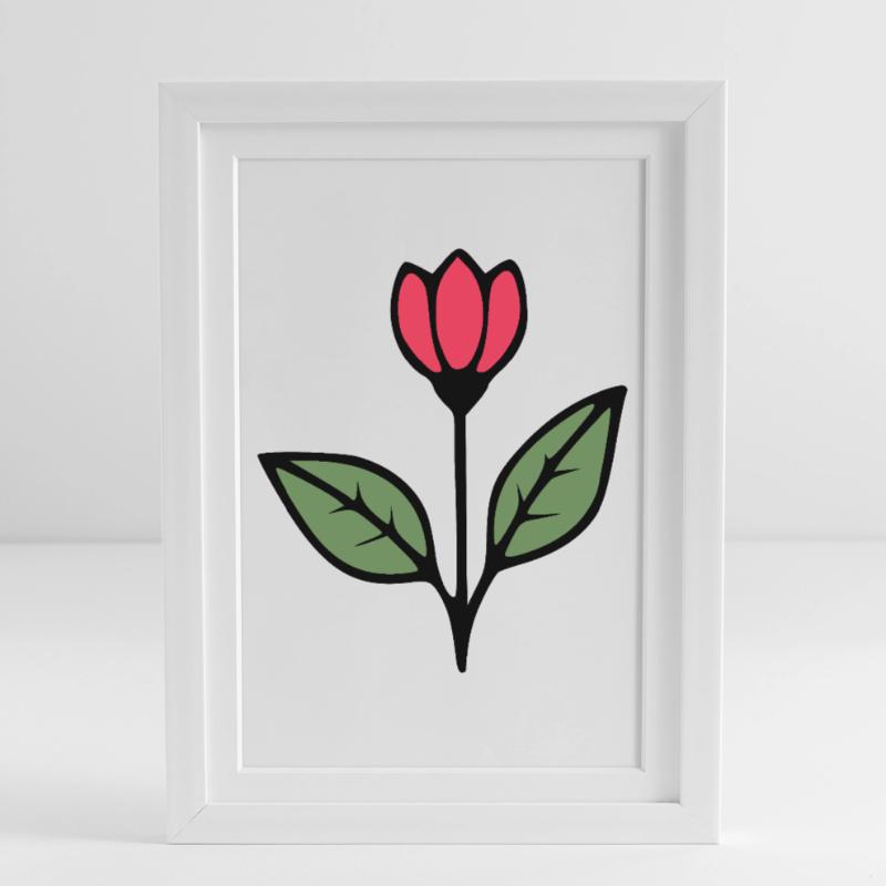 Muttertags Geschenk Mutter Muttertag Geschenkidee  Gerahmtes Poster (27 × 37 cm)