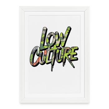 Motif de camouflage de basse culture pour les fans de réglage JDM - Affiche encadrée (27 × 37 cm) - blanc - Devant