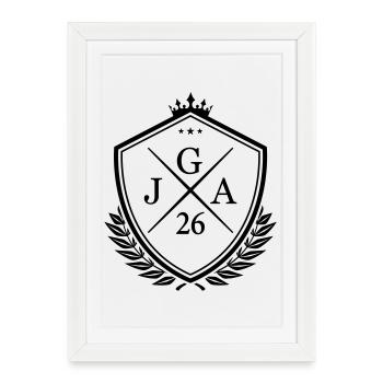 JGA 26 - Affiche encadrée (27 × 37 cm) - blanc - Devant