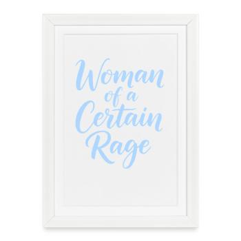 Woman of a Certain Rage Shirt for Strong Women - Framed poster (27 × 37 cm) - white - Front