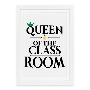 school - Framed poster (27 × 37 cm) - white - Front