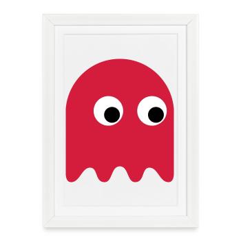 Jeu Classics Ghost - Affiche encadrée (27 × 37 cm) - blanc - Devant