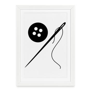 cutter - Framed poster (27 × 37 cm) - white - Front