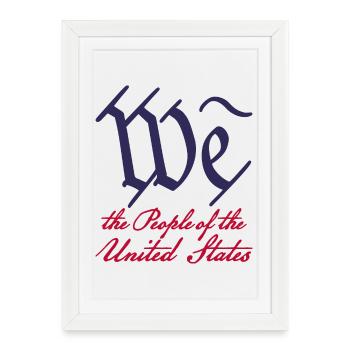 We the People 2 - Framed poster (27 × 37 cm) - white - Front
