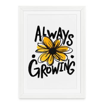 Sunny Daisy Sketch - Framed poster (27 × 37 cm) - white - Front