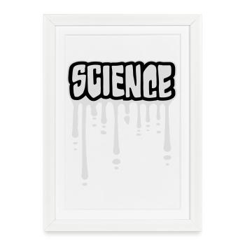 Déclaration scientifique : Déclaration sur l’éducation des nerds - Affiche encadrée (27 × 37 cm) - blanc - Devant