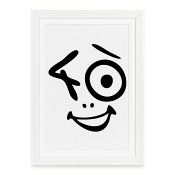 Wow, 40 ans! - Affiche encadrée (27 × 37 cm) - blanc - Devant