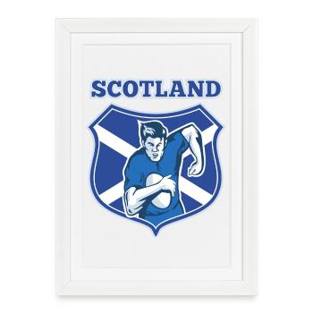 écosse, Ecosse, Scotland - Affiche encadrée (27 × 37 cm) - blanc - Devant