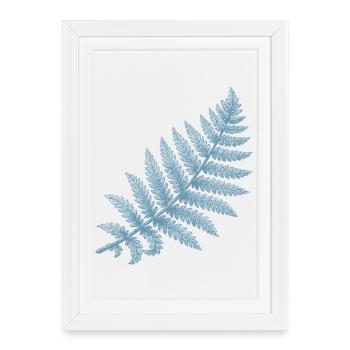 Fern Silhouette Design for Nature Lovers - Framed poster (27 × 37 cm) - white - Front