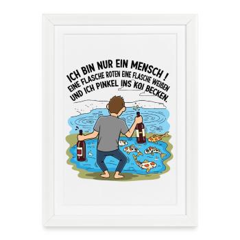 5821 - Framed poster (27 × 37 cm) - white - Front