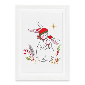 Avent - Affiche encadrée (27 × 37 cm) - blanc - Devant