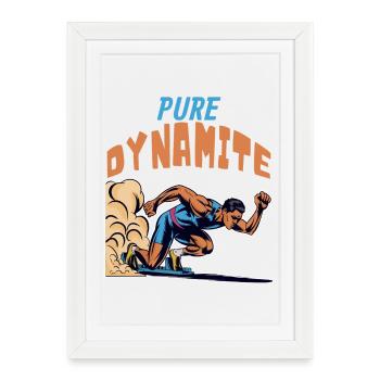 Sprinter: Pure Dynamite - Framed poster (27 × 37 cm) - white - Front