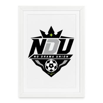 NDU – Union sans drame - Affiche encadrée (27 × 37 cm) - blanc - Devant