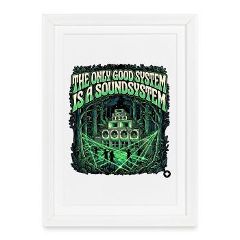 The Only Good System - Framed poster (27 × 37 cm) - white - Front