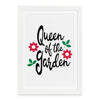 jardinier - Affiche encadrée (27 × 37 cm) - blanc - Devant