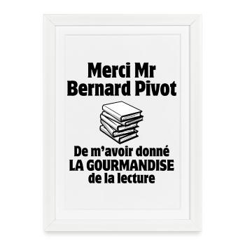 lecture, dictée, orthographe - Affiche encadrée (27 × 37 cm) - blanc - Devant