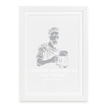 Present Focus Marcus Aurelius - Framed poster (27 × 37 cm) - white - Front