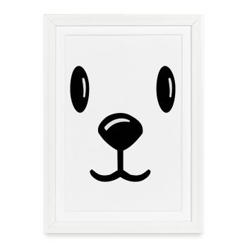 teddybär teddy bärchen teddy bear - Affiche encadrée (27 × 37 cm) - blanc - Devant