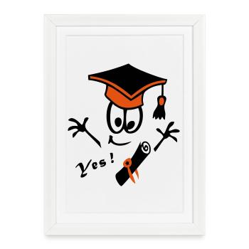 doctor - Framed poster (27 × 37 cm) - white - Front