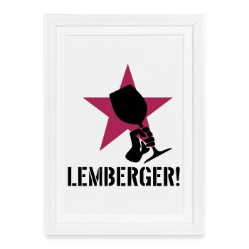 La révolution de Lemberg - Affiche encadrée (27 × 37 cm) - blanc - Devant