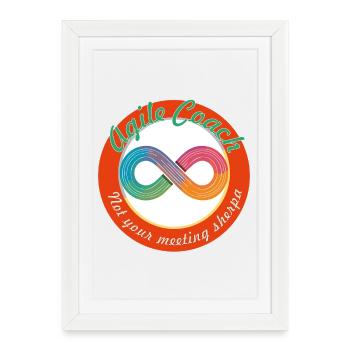 Je ne suis pas votre Sherpa de rencontre - Affiche encadrée (27 × 37 cm) - blanc - Devant