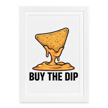 Nachos Cheese Dip Trading Financial Saying Bull Market - Framed poster (27 × 37 cm) - white - Front