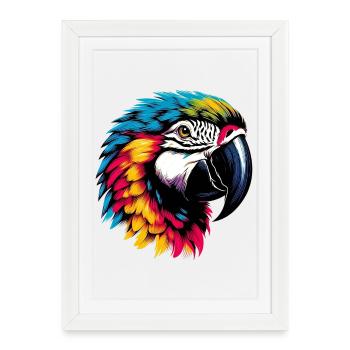 Parrot - Framed poster (27 × 37 cm) - white - Front
