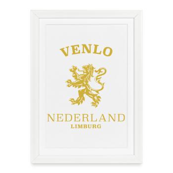 Venlo Nederland, Pays-Bas - Affiche encadrée (27 × 37 cm) - blanc - Devant